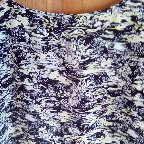 Christopher & Banks Monochrome Patterned Blouse - Picture 9 of 16